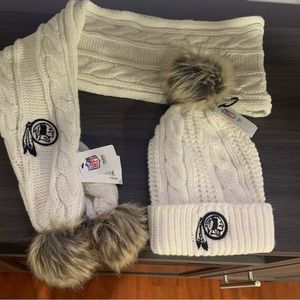 Washington (redskins) Hat & Scarf Set